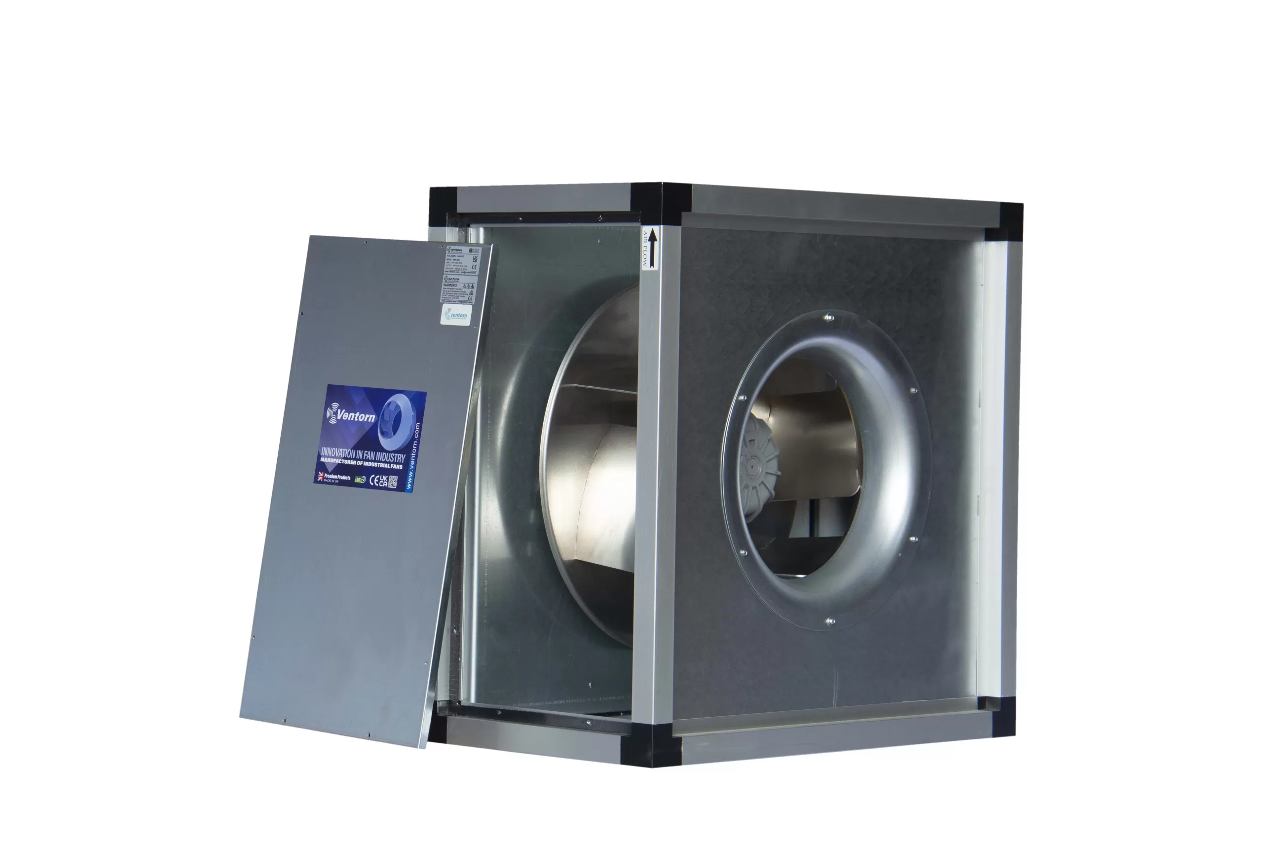Acoustic L Flow Short Case Side Discharge Fan Box ALF-S-630/1