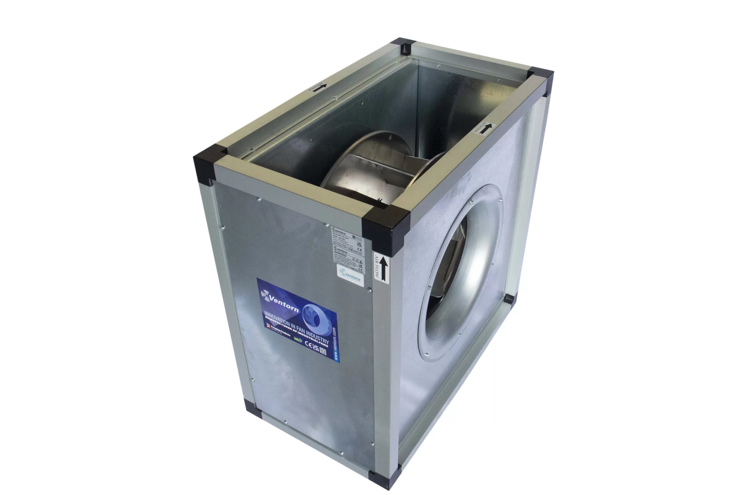 Acoustic L Flow Short Case Side Discharge Fan Box ALF-S-500/1