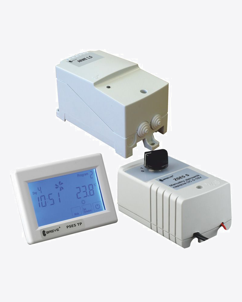 ARWE system – System of remotely controlled, programmable fan speed regulators